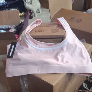 Fashion Nova Light Pink Sports Bra